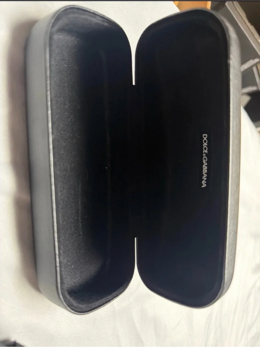 Dolce & Gabbana Matte Black Sunglasses with Branded Case